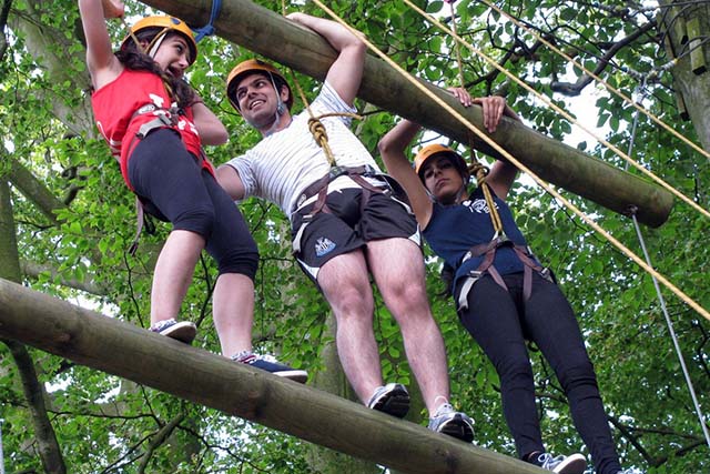 Jacobs Ladder and Crate Stack