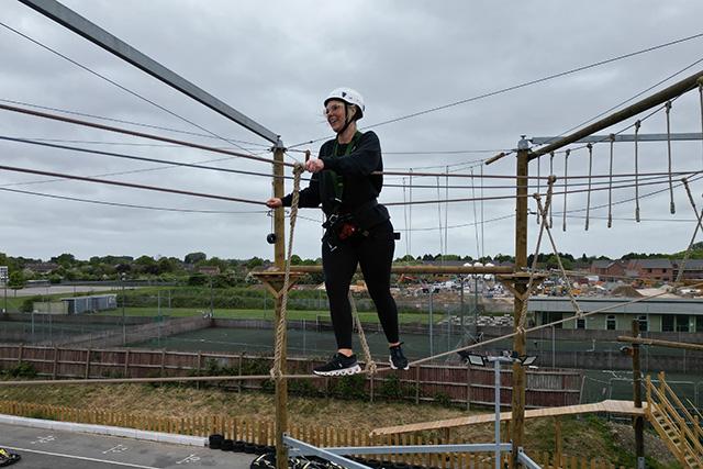 High ropes book and climb
